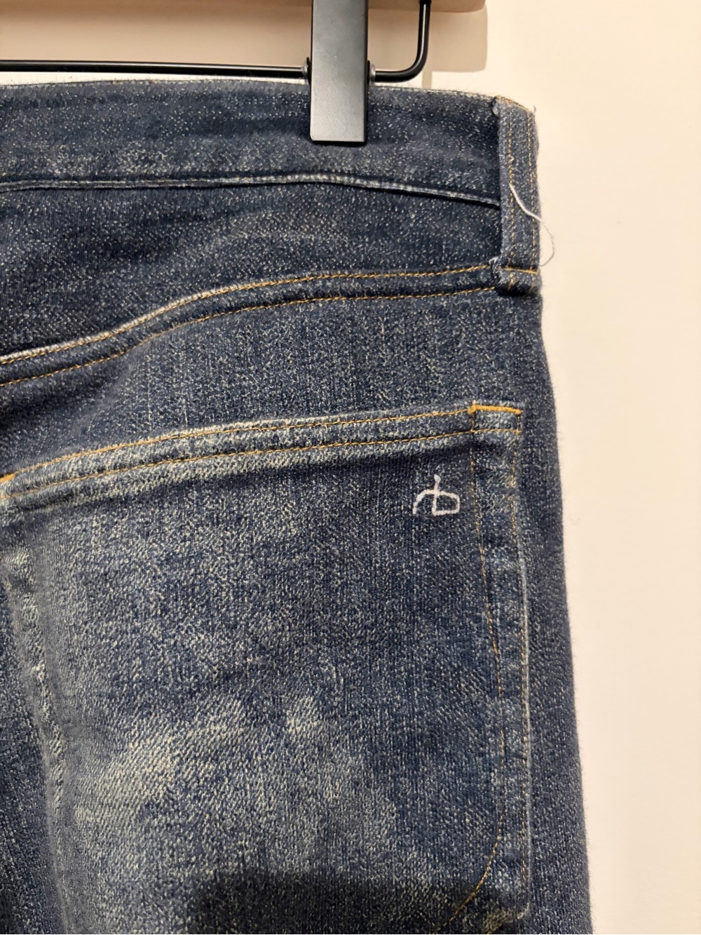 Rag & Bone Miramar Jeans Size 29 Fit 4 Straight Pants In Empire Denim Sweats - Picture 12 of 16